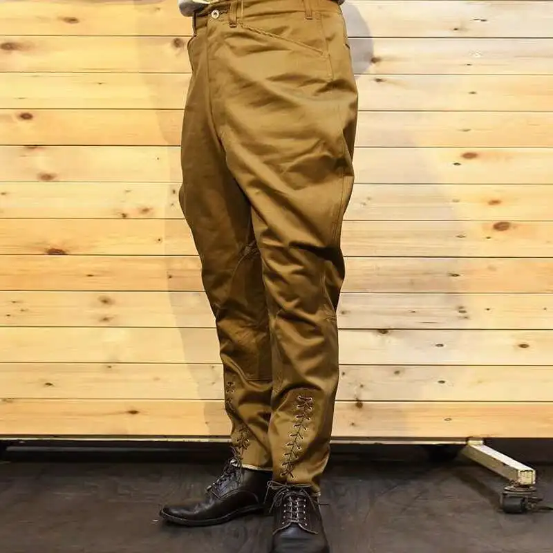 HKSH Spring New Man's Tide Punk Pockets Cotton Twill Cotton Cargo Pants Casual Knight Pants Fashion Women Chic Ins Trendy HK4862