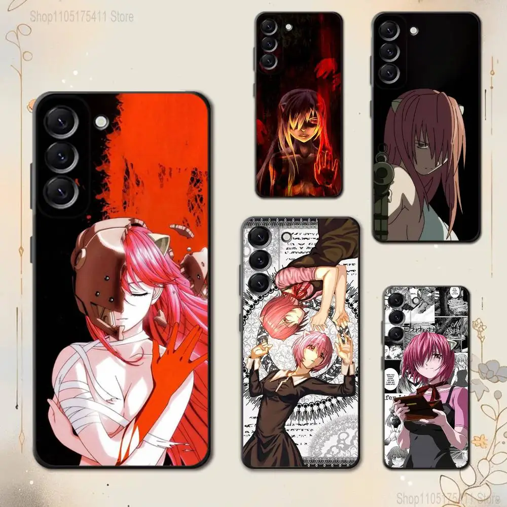 

E-Elfen L-Lied NaNa Phone Case For Samsung Galaxy A 73,72,51,53,52,71,22,5G,Note,J7,8,9 Soft Black Cover