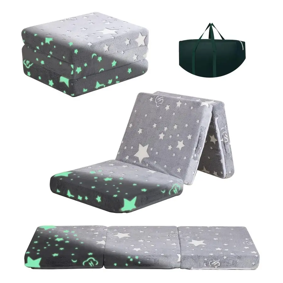 

Напольный матрас для детей, складной напольный коврик для сна для малышей, детский сад, тройной пенопластовый матрас, напольная кровать, детский складной футон