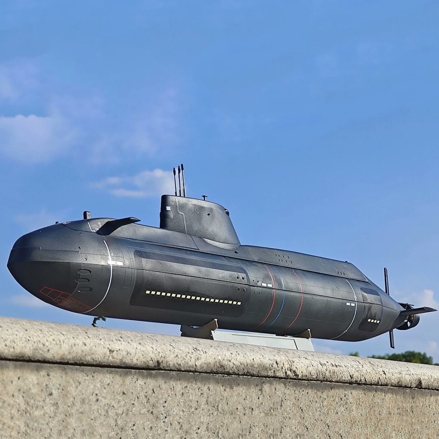 

1/144 Радиоуправляемая лодка 67 см, имитация лодки подводной лодки с дистанционным управлением, лодка с дистанционным управлением, радиоуправляемая лодка, модель RTR, игрушка для взрослых