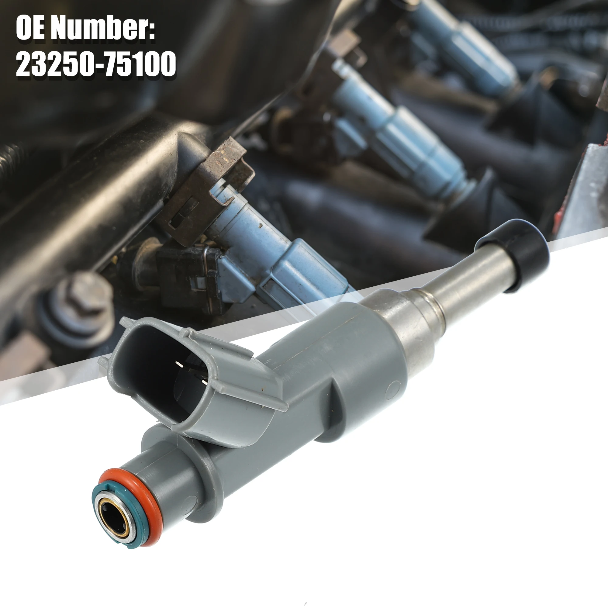 

UXCELL 4pcs 23250-75100 Fuel Injector for Toyota Tacoma 2.7L 2005-2016 for 4Rnnner 2010