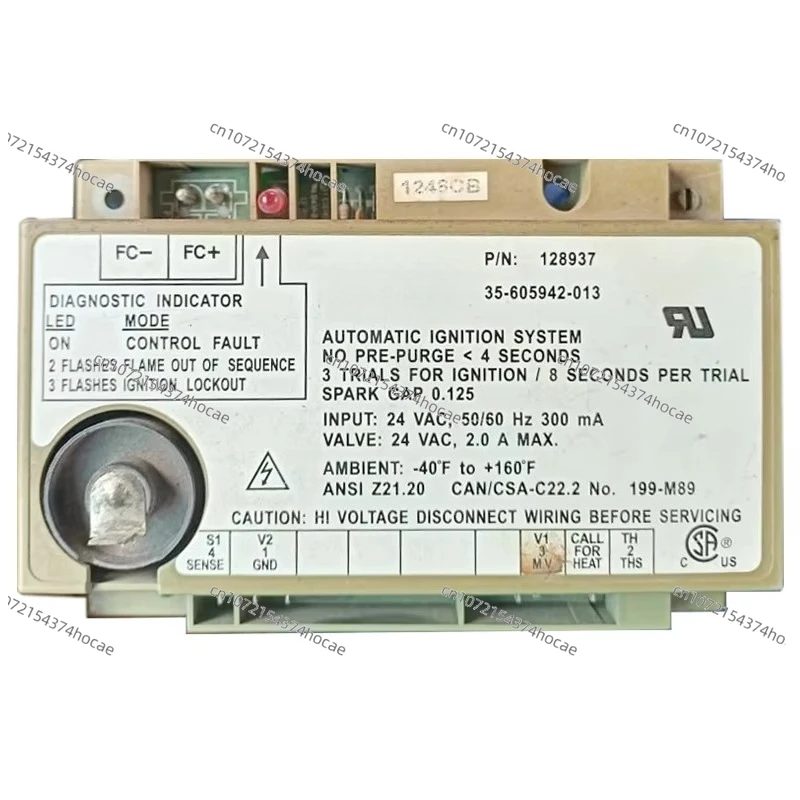 

Преобразователь воспламенителя компании Dryer 128937, автоматический контроль зажигания FENWAL 35-60594-013, источник питания