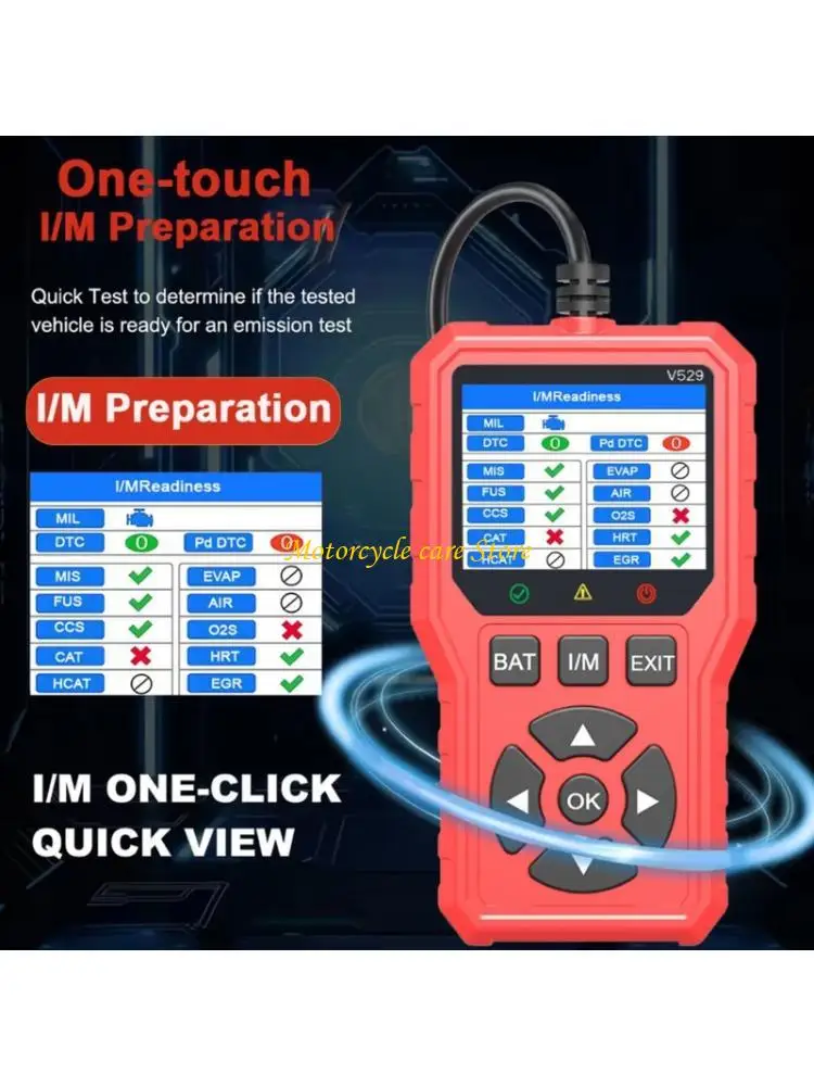 

U75F Professional User Friendly Handheld Car Diagnostic Scanner Plugs And Play Design For Immediate Vehicle Health Analysis
