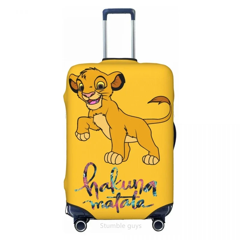 

Защитный чехол для дорожного чемодана с рисунком Lionkings, эластичная ткань, подходит для багажа 18-32 дюймов, пылезащитный, моющийся, устойчивый к царапинам