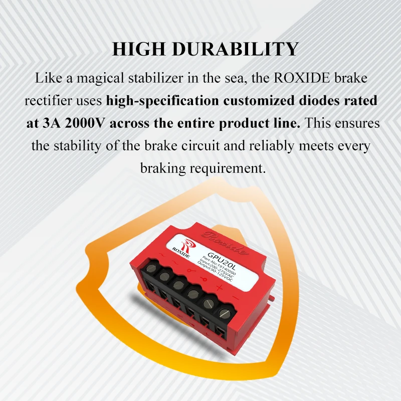 GPU40L, AC 380-480V, DC 170-215V, GPU20L Motor Brake Rectifier, Same Quality as NORD