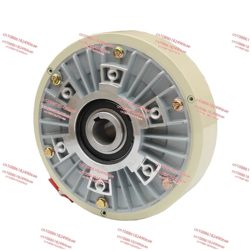 Magnetic Powder Brake Hollow Shaft Tension Controller Clutch, Electromagnetic Powder Brake Motor Hollow Shaft Hole Type 24V