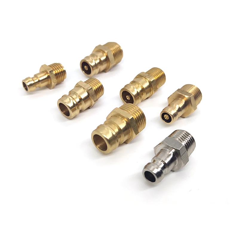 2PCS Z81 Brass Quick Connector Water Cooling Joint Nozzle Mold Accessories Coupling for Injection Machine