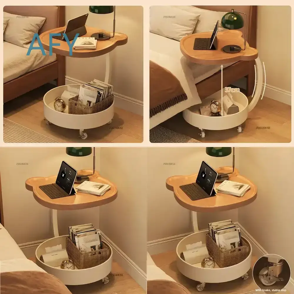 for Sofa for Living Room Multi-purpose Bedside Table Modern Metal Nightstand Removable Small Side Table Simple Design Compact