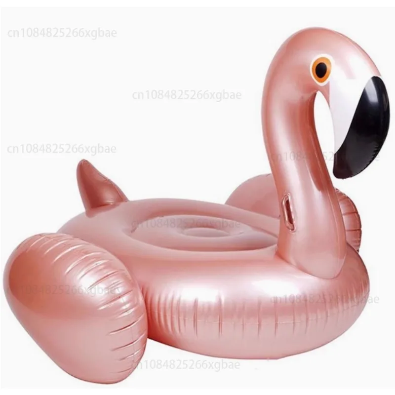 

PVC Thickened Flamingo Inflatable Floating Pool Mounted Lounge Chair Swimming Ring Floating Bed Water Sports