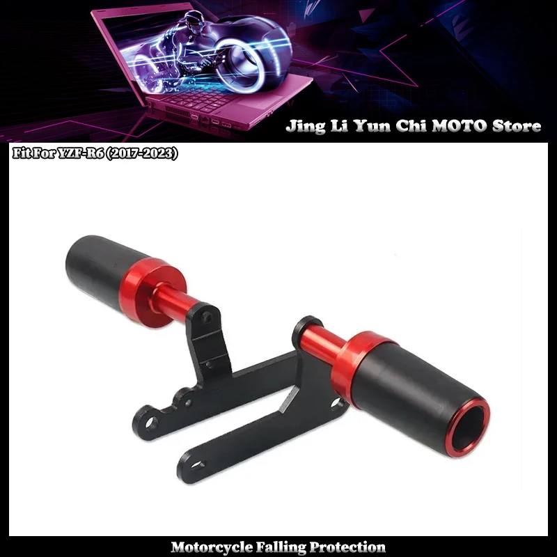 

Motorcycle Falling Protection Frame Slider Fairing Guard Crash Protector Fit For YAMAHA YZF R6 YZF-R6 YZFR6 2017-2023 2022 2021