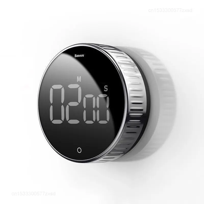 Xiaomi Youpin Kitchen Timer Magnetic Digital Timer Manual Countdown Alarm Clock Mechanical Cooking Timer Shower Study Stopwatch