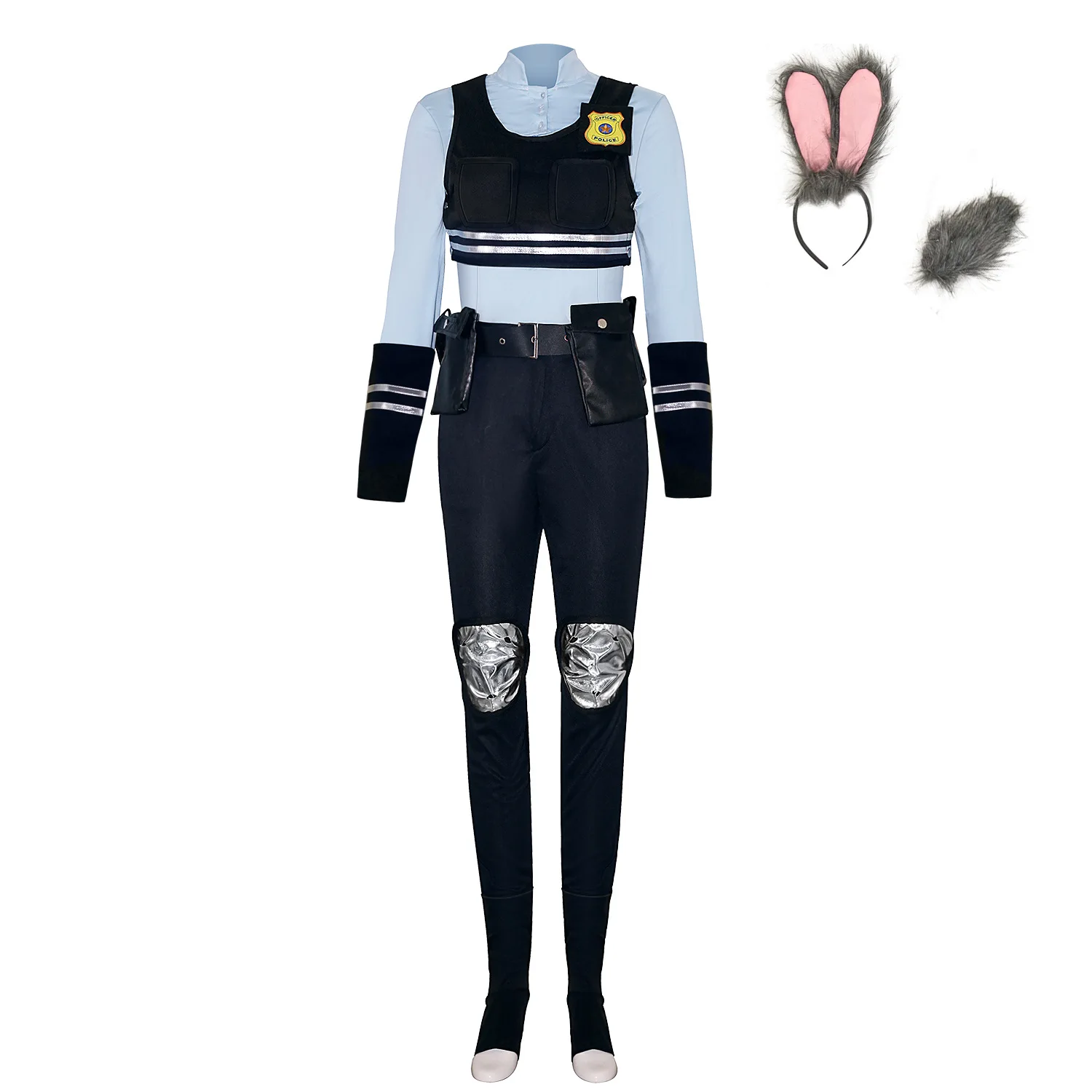 

Костюм кролика Джуди Зоотопии, персонаж мультфильма, костюм для косплея, антропоморфный костюм, костюм для косплея