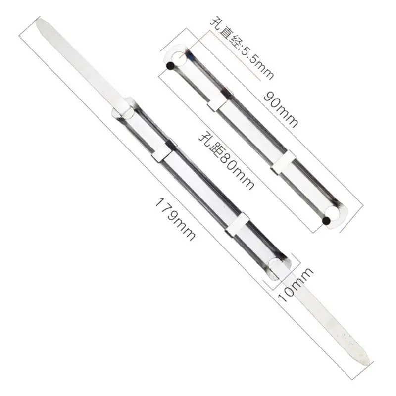 Loose-leaf Binder Firm And Practical Strong Durable Convenient And Quick Stationery Metal Binding Clips Numerous Recyclable