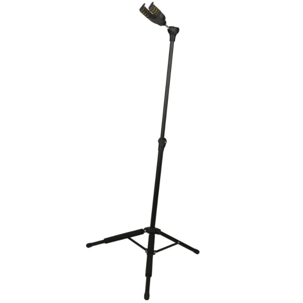 

Guitar Floor Stand Metal Musical Instrument Tripod Holder for Acoustic Guitar Electric Bass Self-Locking Music