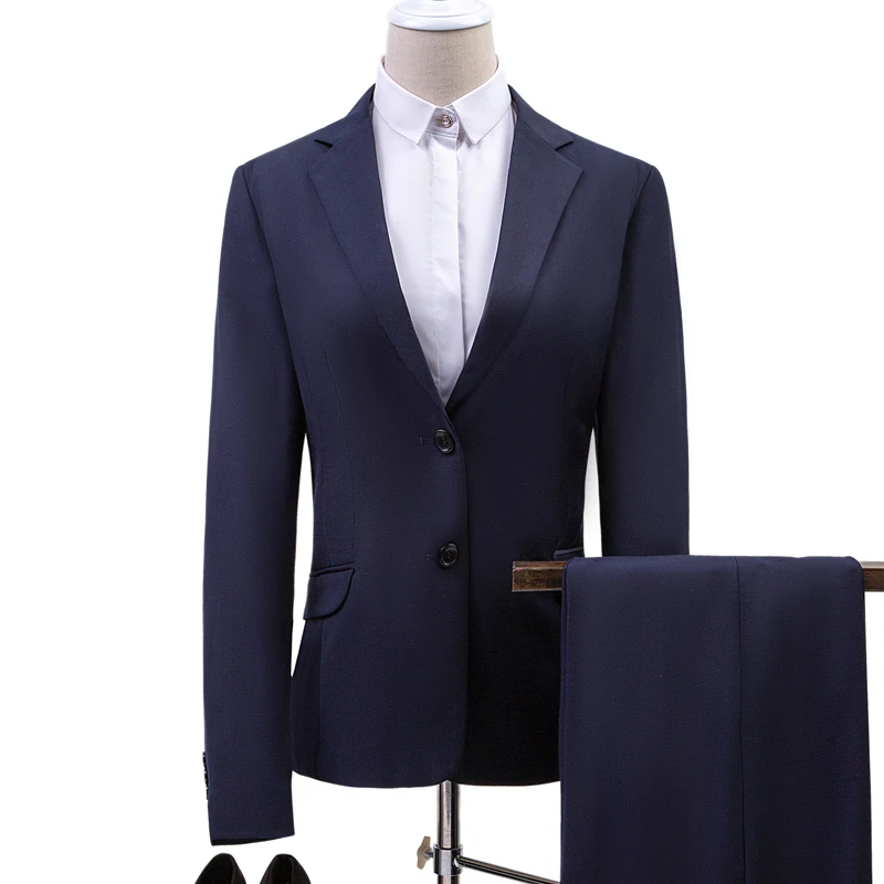 

New Men's Business Professional Form-fitting Formal Wear Fashionable Solid Color Casual High-end Simple and Light Luxury Suit