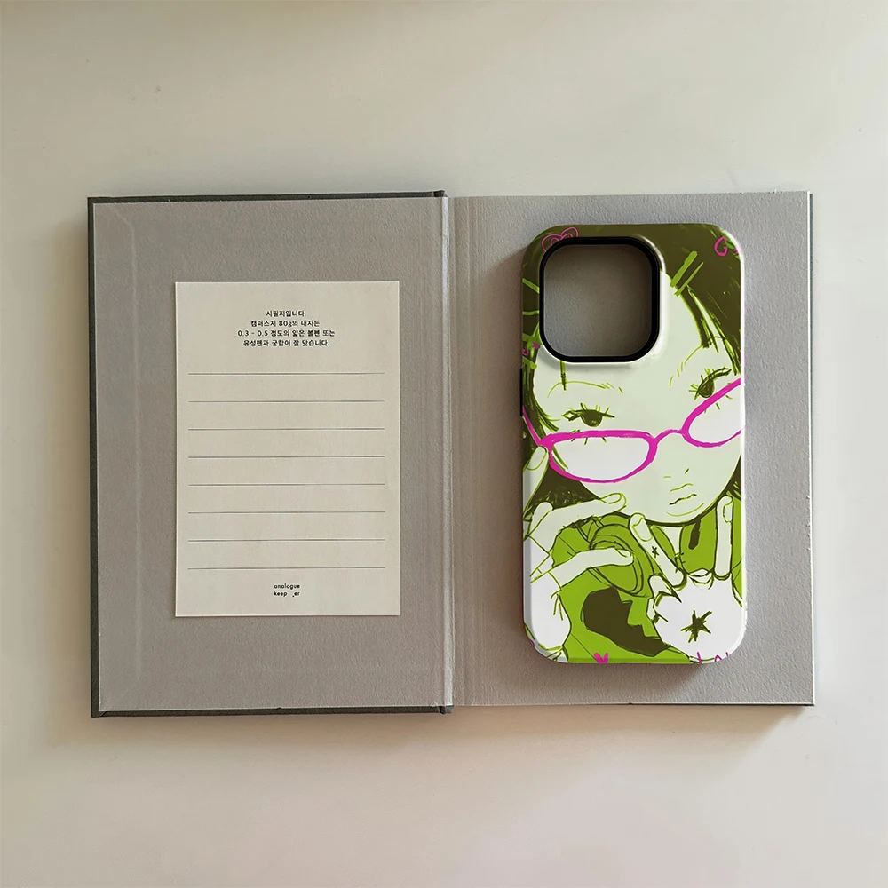 Cool street girl Y2K Phone Case for iPhone 16 15 14 13 12 11 X XS
