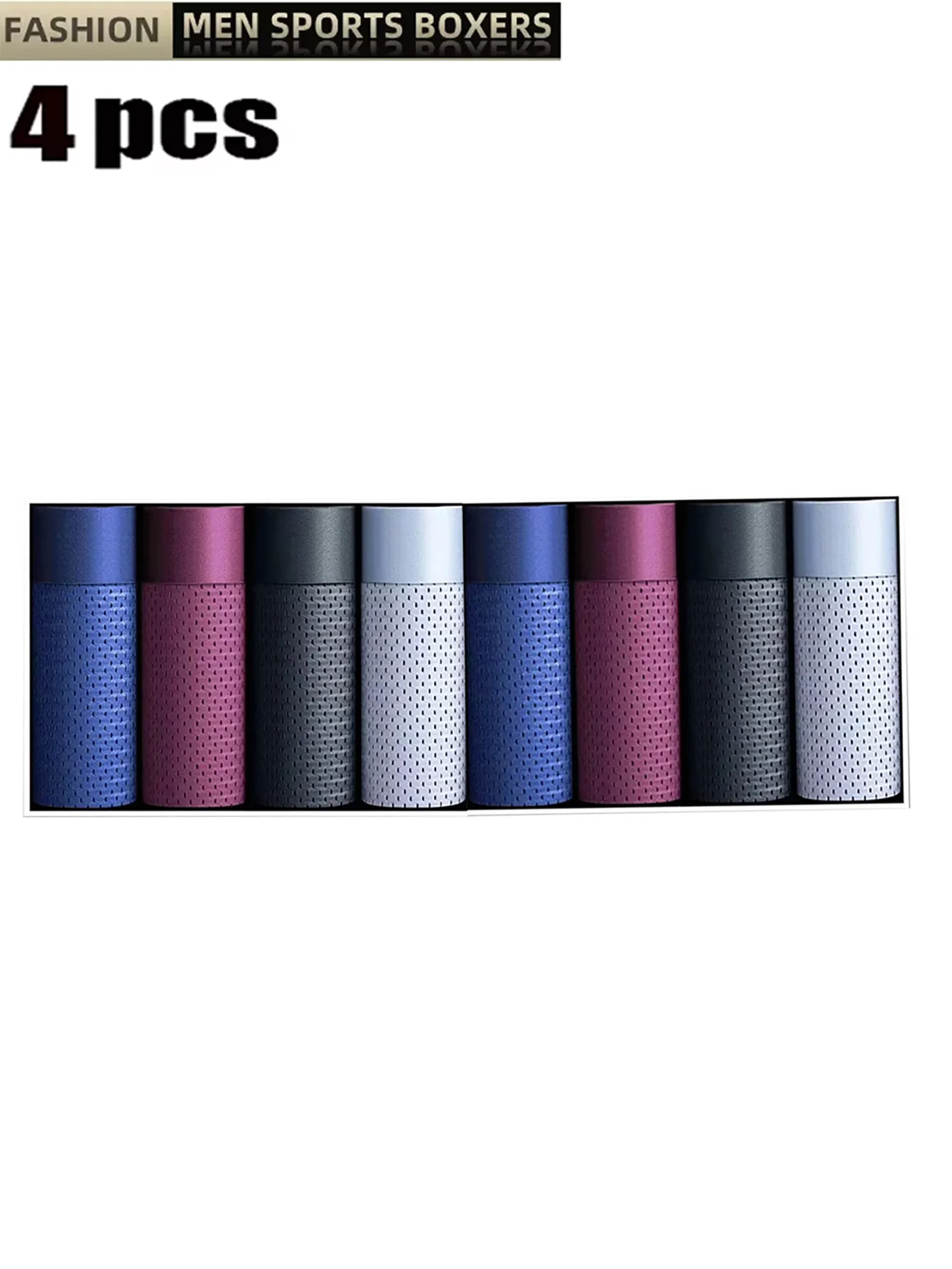 

Комплект из 4 шт. мужских сетчатых трусов для бокса из ледяного шелка, быстросохнущие, дышащие, летние, сексуальные, для геев и подростков