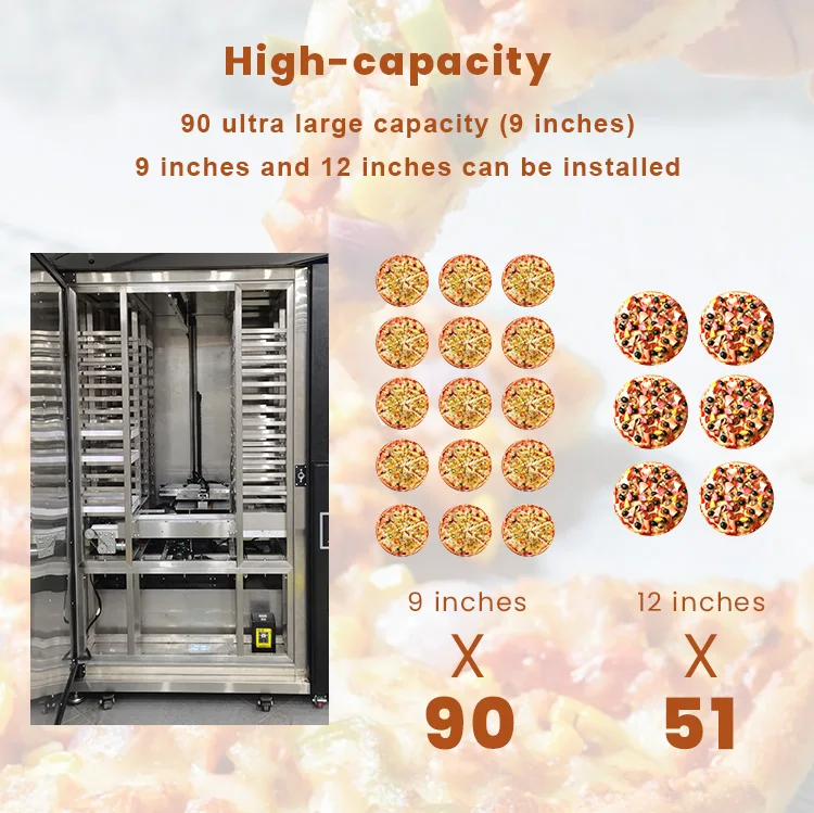 YG Automat The Food Making Vending Machines Distributeur Pizza Hot Food Fully Automatic Pizza Vending Machine Self-service