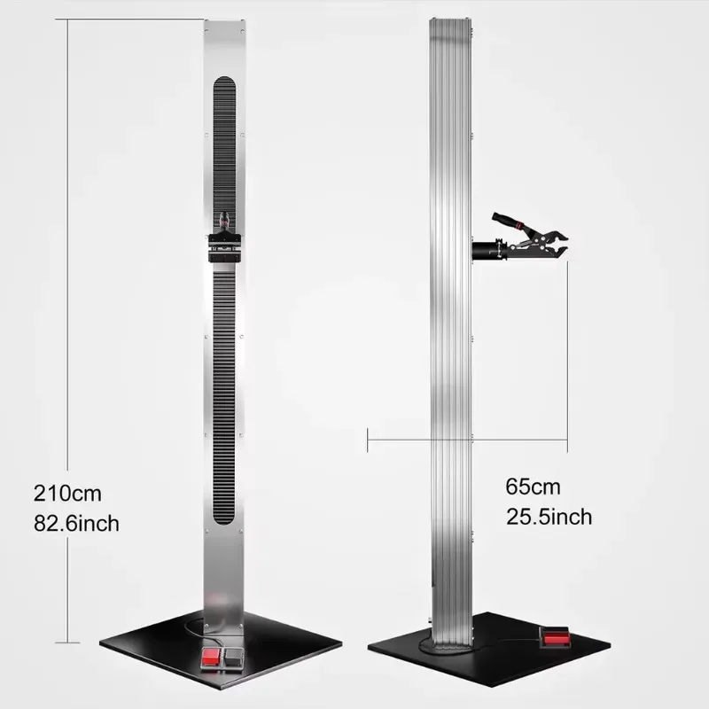 Electric Height Adjustable Bicycle Repair Stand 360 Degree Rotating Heavy Duty Maintenance Clamp Bracket