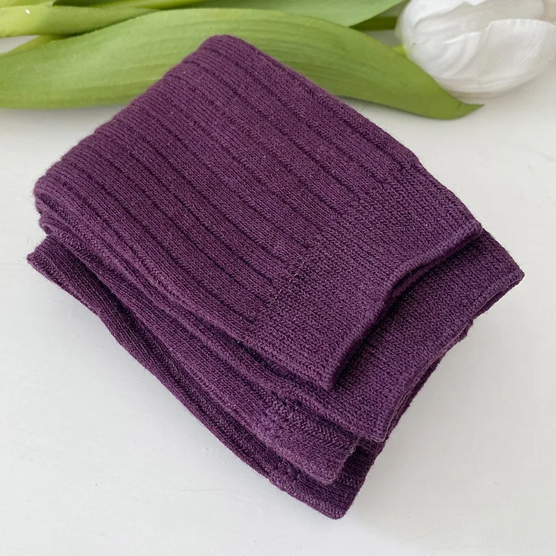 2025 ربيع الخريف الطفل الجوارب ل 0-6 سنوات فتاة مضلع جوارب محبوك الرقص جوارب طويلة عالية الخصر الأطفال السراويل الاشياء الرخيصة #5