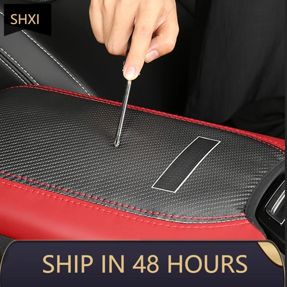 Good Quality New For Haval H6 3rd Gen 2021-2024 Armrest Box Protective Cover Leather Interior Personalized Modification Scratch