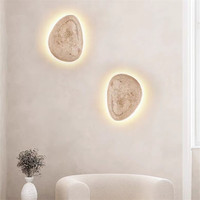 Modern Yellow Cave Stone Wall Lamp LED Pebble Sconce lighting For Hallway Atmosphere Light Staircase entryway light fixtures