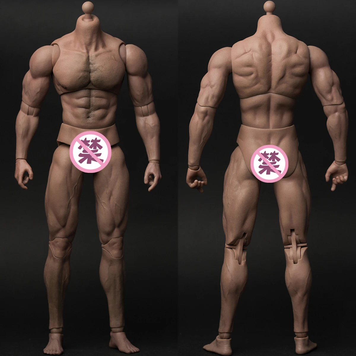 

1/6 Scale 12Inch 33cm AT027 Tall Male Body Action Figure Durable Body Ripped Muscular Man Strong Body Model for Collection Toy