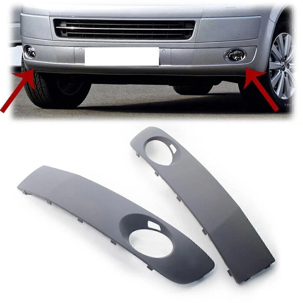 Für VW T5 Transporter 2010-2015 Vordere Stoßstange Nebelscheinwerfer Abdeckung Grill Links & Rechts