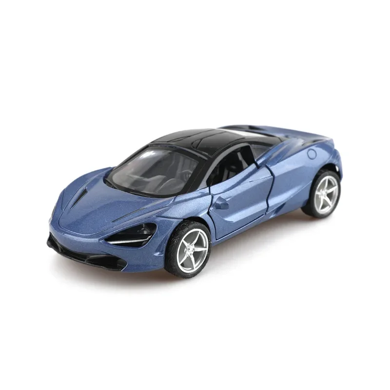 Sportwagen Simulation Legierung Auto zurückziehen Tür Kinderspielzeugauto Kuchen Ornament