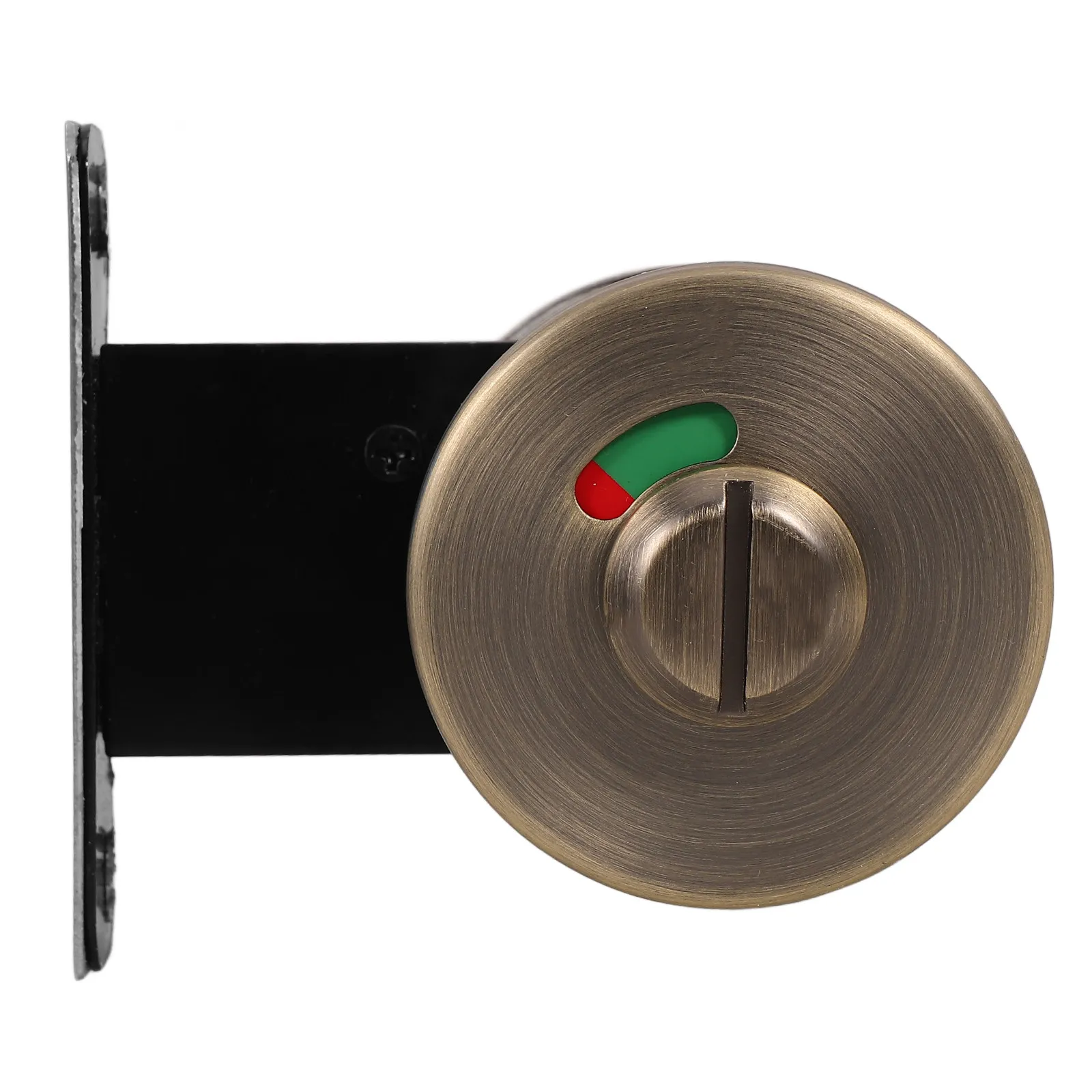 Stainless Steel Restroom Privacy Lock Indicator Keyless Bathroom Door Handle for Public Commercials Occupied Vacant Sign Lock