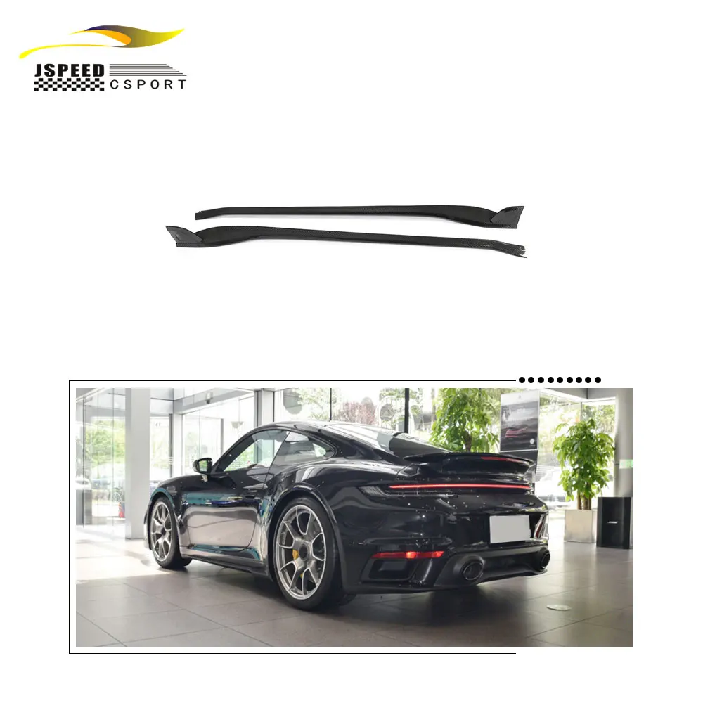 Dry Carbon Side Skirts Side Extensions for Porsche 911 992 Turbo S 2-Door 2019-2020