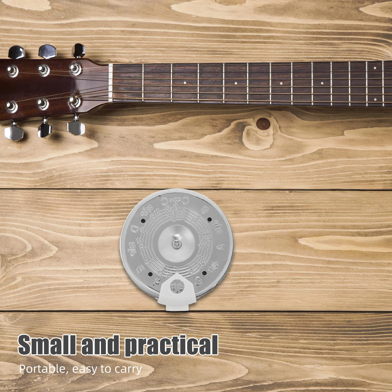 Pitch Pipe 13-Ton-Pitch-Tuner, empfindliches, kompaktes, tragbares Musikinstrument-Tuning-Werkzeug für Gitarre, Bass, Violine, Ukulele