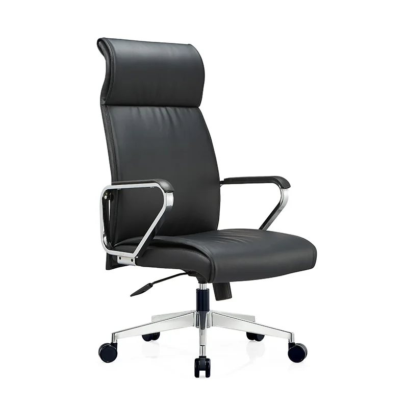 Wholesale Hot Sale Black Modern Swivel Lift Leather Chairs Manager Office Leather Executive Chair