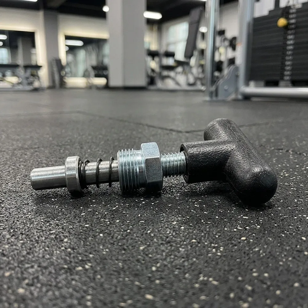 2pcs Black T Handle Spring Pin M20x10 102mm For Gym Cardio Machine Adjustment For Reset Hole Fitness Equipment Replacement