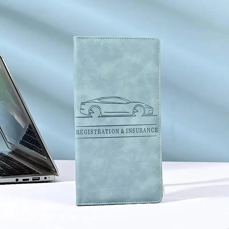1 Stück Fahrzeug-Handschuhfach, Kfz-Zulassungs- und Versicherungskartenhalter mit Magnetverschluss, Auto-Organizer für Dokumente, Karten, Führerschein – Detail 9