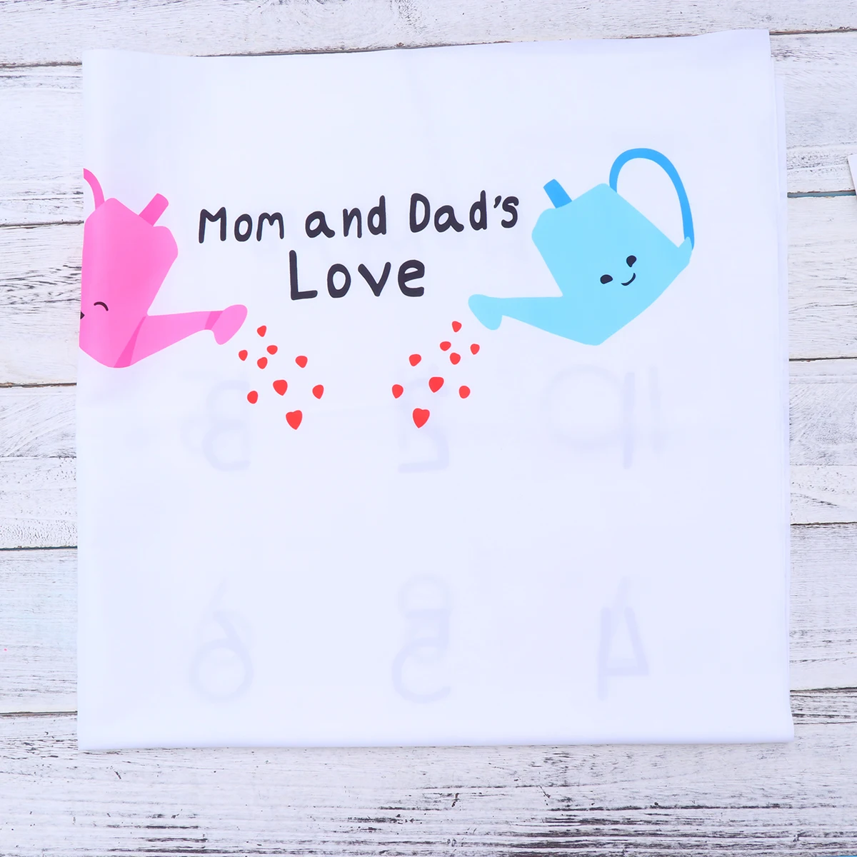 

Baby Blanket Photography Props Photo Blanket Months Backdrop Single Sided Comforters Newborn Soft Polyester