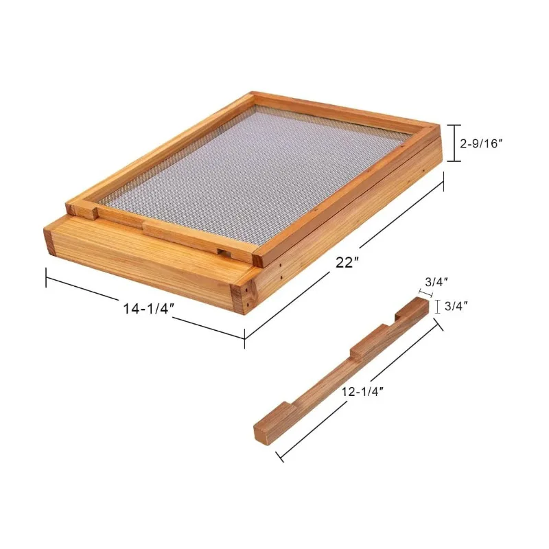 Multifunctional 10-frame pull-out breathable beehive base