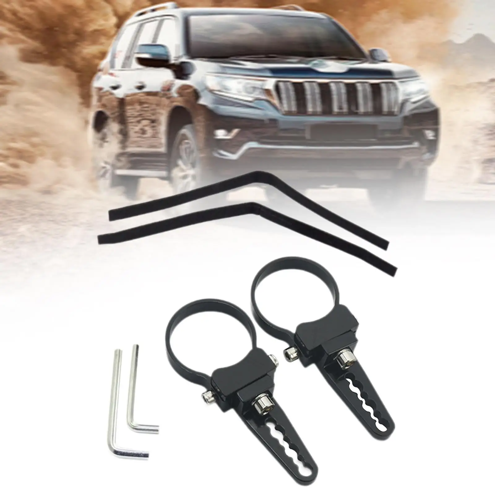 

2 Pieces Light Mounting Bracket for 2inch Simple Installation Bar Clamp Kits