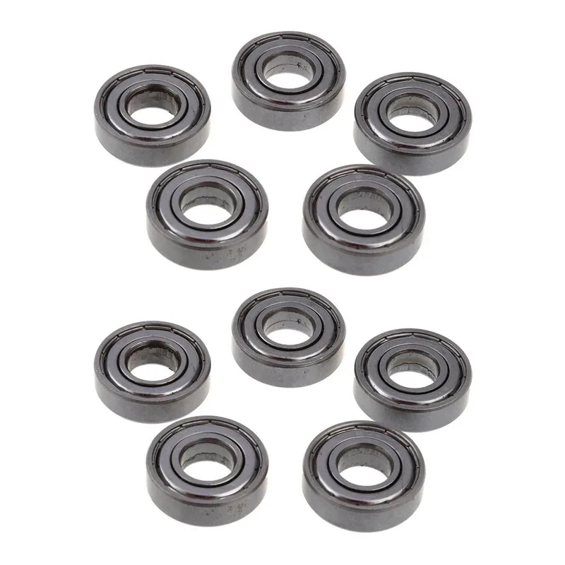 10 Pcs 12Mm X 28Mm X 8Mm 6001Z Shielded Deep Groove Radial Ball Bearing
