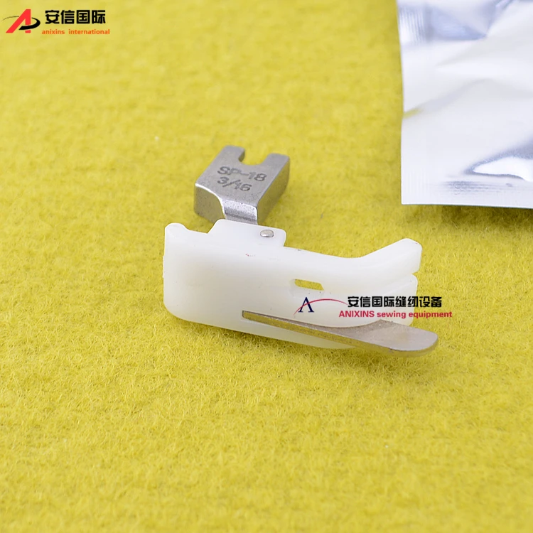 Extra-Foot Plastic Stop Presser Foot SP-18 With Knife Presser Foot Stop Seam Allowance Presser Foot Embedded Wire Presser Foot B