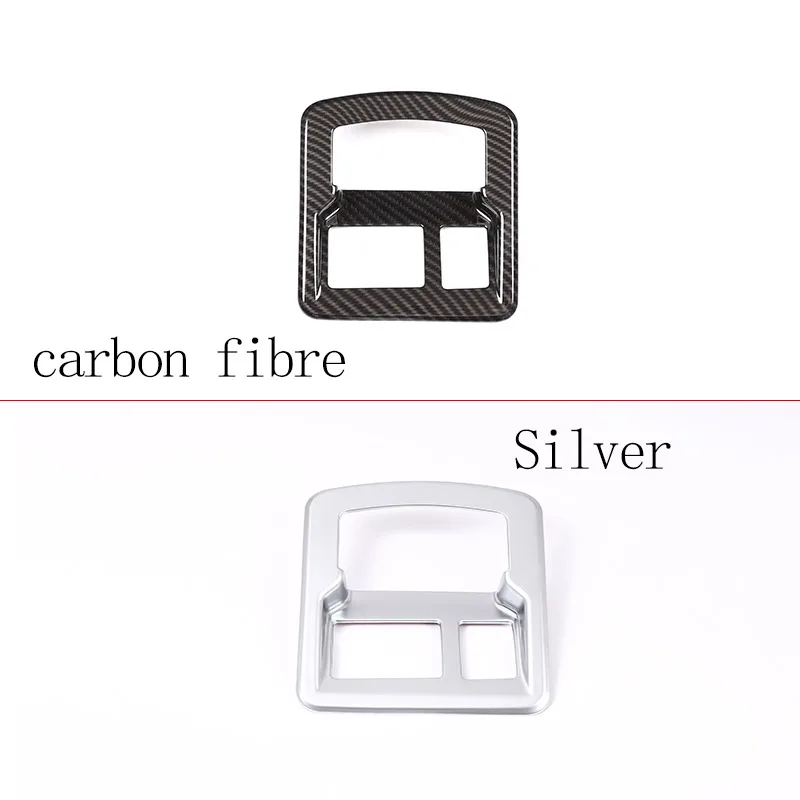 ABS Carbon Fiber For Land Rover Range Rover VELAR 2017-2022 Inner Tail Door Switch Frame Electronic handbrake Cover Trim