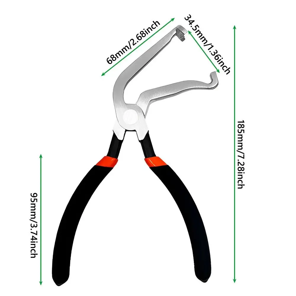 Electrical Disconnect Plier Upgrade 60 Degree Disassembly Plier Long Spark Plug Fuel Line Plier Connector Disconnect Repair Tool