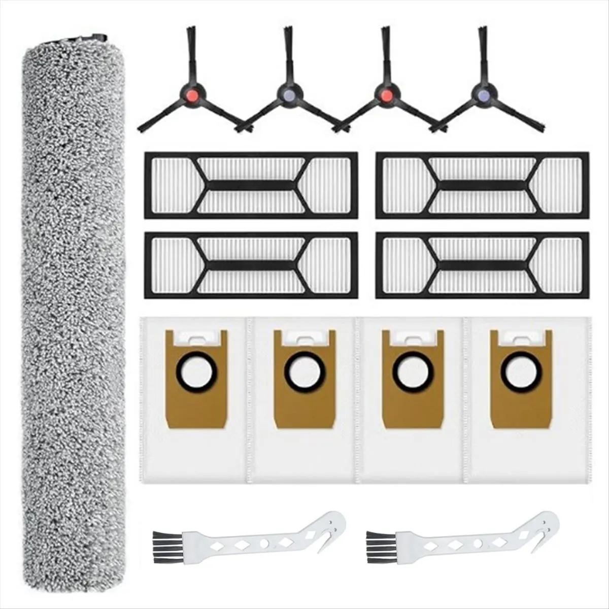 A03V For Eufy Robot Vacuum Cleaner S1 Pro Accessories Filter Dust Bag Roller Cloth Replacement Pack Brush