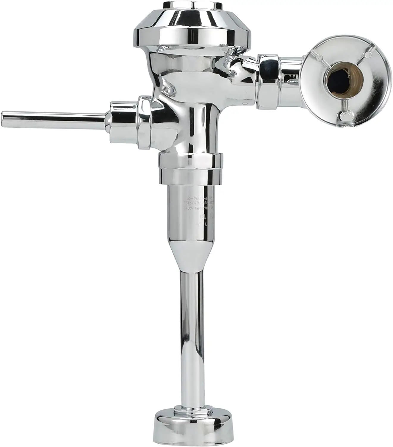 Z6003-YB-YC Aquaflush Exposed Manual Diaphragm Flush Valve with 3.5 GPF, Sweat Solder Kit, and Cast Wall Flange in Chrome