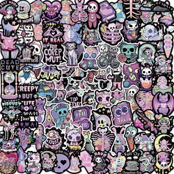 10/30/50/100PCS Purple Dark Gothic Art Magic Horror Cartoon Sticker DIY Snowboard Laptop Luggage Cartoon Graffiti Decals Sticker