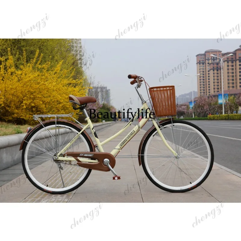 Male and Female, Bike Student Adult Commuter Lady Princess Student Bike Vintage