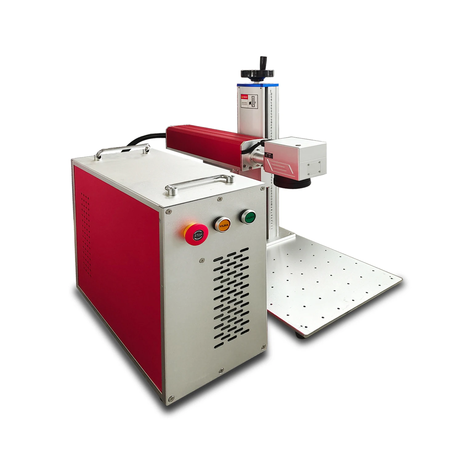 

metal engraving machine 30w Raycus mini fiber marker with 200*200mm Galvo Head SG7110 Double Red Dot Rotatory