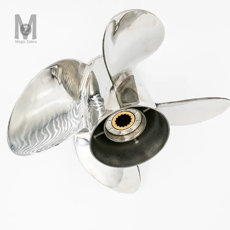 High quality outboard propeller 4-Blade Marine  Stainless Steel Boat Outboard Propeller for Suzuki Engine 150-300HP