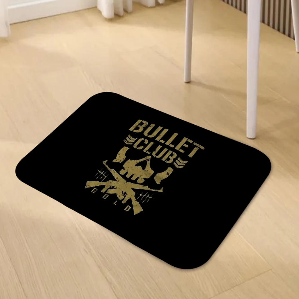 Rock Bullet Club Doormat Living Room Carpet Entrance Bathroom Floor Mat  Door Rug Home Decoration 246