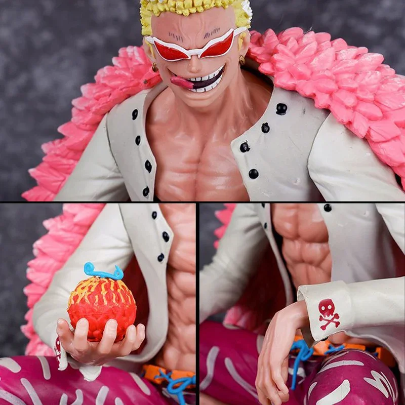 New 15cm One Piece Anime Figure Donquixote Doflamingo Anime Action Figure  PVC Collection Model Doll Gifts Toys Decoration